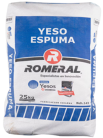 Yeso espuma Romeral saco 25kg