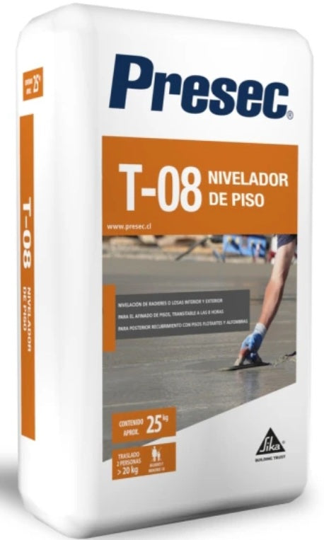 Nivelador de piso rigido (T-08) saco 25kg